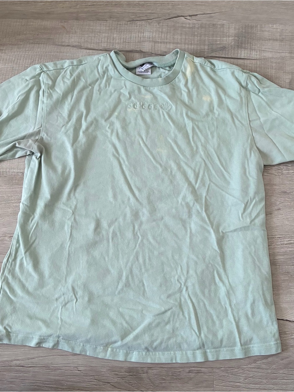 adidas green t-shirt